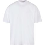 Herren Oversize-T-Shirt mit Stehkragen Build your Brand BY230 weiß