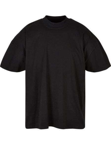 Herren Oversize-T-Shirt mit Stehkragen Build your Brand BY230 weiß