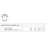 BC My Polo 180 weißes Piqué-Poloshirt für Kinder