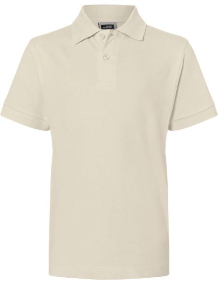 Kinder Piqué Poloshirt Daiber JN70K weiß
