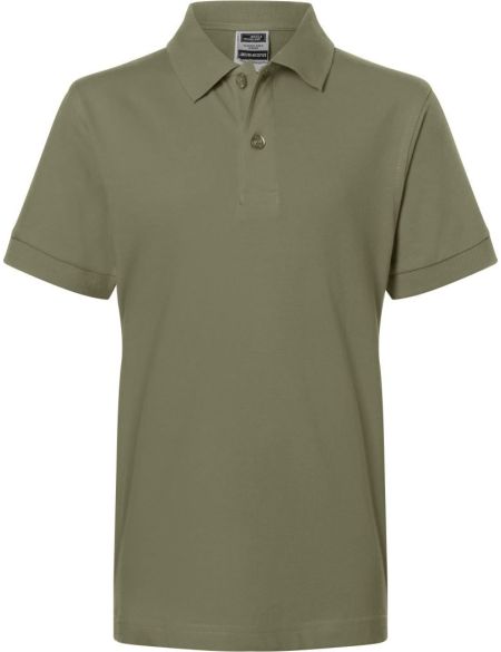 Kinder Piqué Poloshirt Daiber JN70K weiß