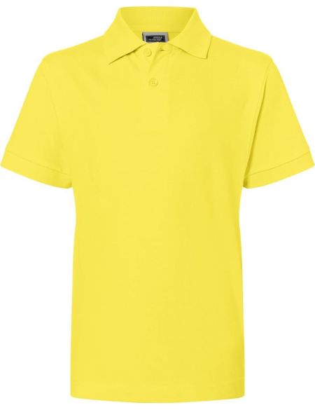 Kinder Piqué Poloshirt Daiber JN70K weiß