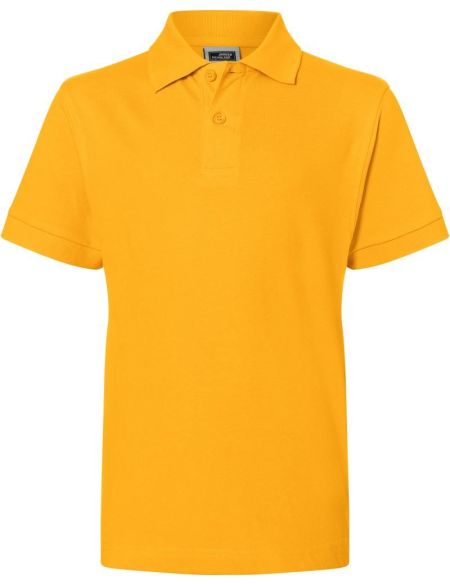 Kinder Piqué Poloshirt Daiber JN70K weiß