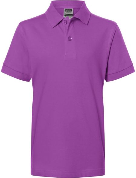 Kinder Piqué Poloshirt Daiber JN70K weiß