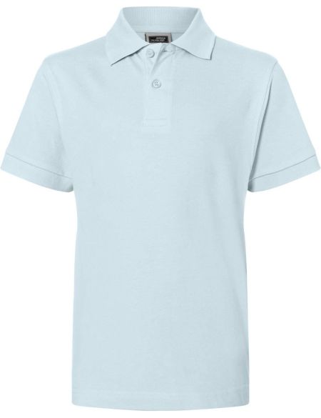Kinder Piqué Poloshirt Daiber JN70K weiß