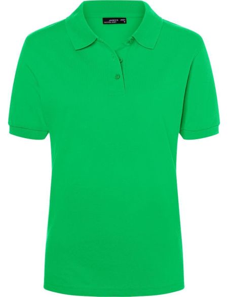 Women's piqué polo shirt Daiber JN71 aqua