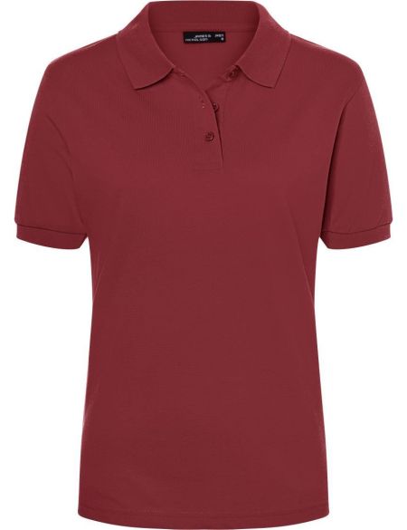 Women's piqué polo shirt Daiber JN71 aqua