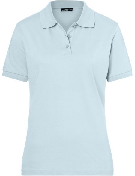 Women's piqué polo shirt Daiber JN71 aqua