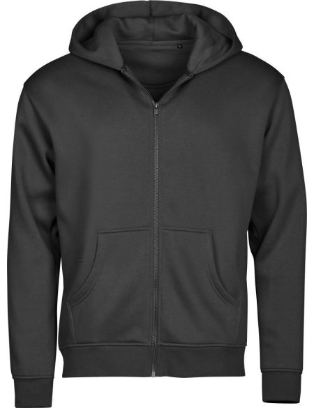 Herren Zip-Hoodie Urban Tee Jays TJ5154 schwarz