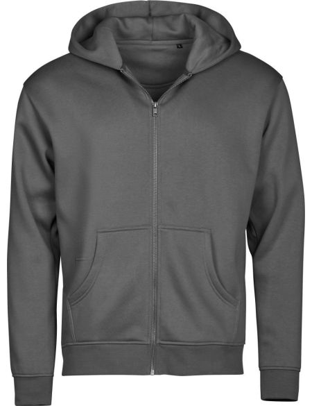 Herren Zip-Hoodie Urban Tee Jays TJ5154 schwarz