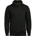 Herren-Sweatshirt mit 1/4-Reißverschluss Tee Jays TJ5438 schwarz