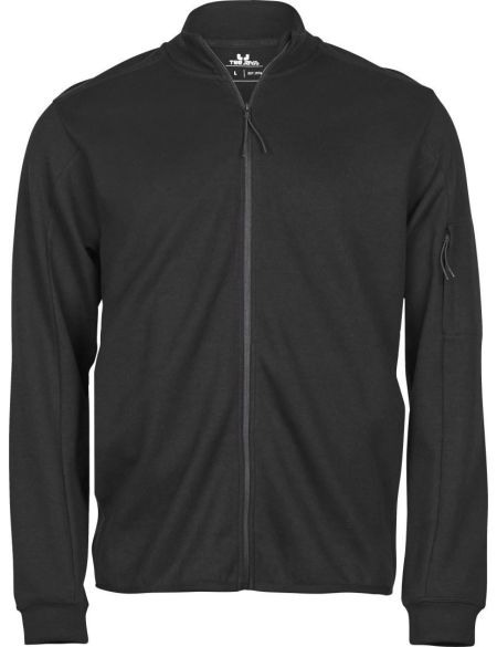 Herren Sweatshirt ohne Kapuze Athletic Tee Jays TJ5704 schwarz