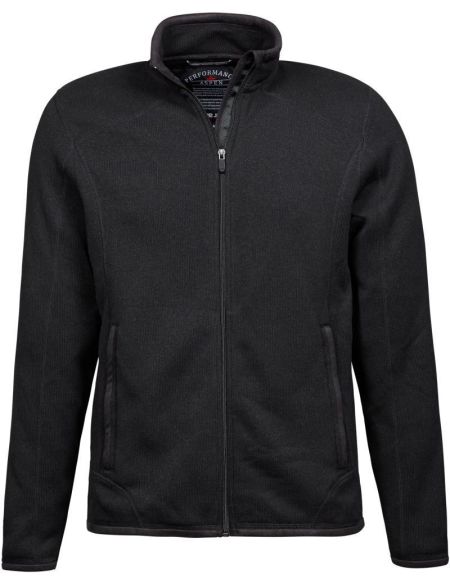 Herren Sweatshirt Melange Fleece Tee Jays TJ9615 schwarz