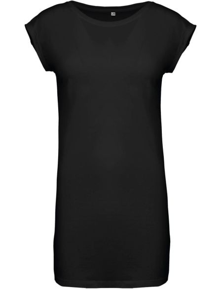 T-Shirt-Kleid Kariban K388 schwarz