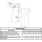 Figurbetontes Kleid Kariban K500 schwarz