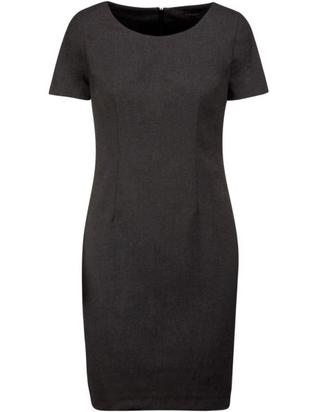 Figurbetontes Kleid Kariban K500 schwarz