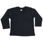 Kinder Langarm T-Shirt Babybugz BZ11 weiß