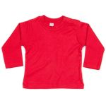Kinder Langarm T-Shirt Babybugz BZ11 weiß