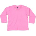 Kinder Langarm T-Shirt Babybugz BZ11 weiß