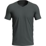 Herren T-Shirt mit V-Ausschnitt Stedman Stretch-T V-neck weiß