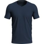 Herren T-Shirt mit V-Ausschnitt Stedman Stretch-T V-neck weiß