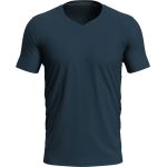 Herren T-Shirt mit V-Ausschnitt Stedman Stretch-T V-neck weiß