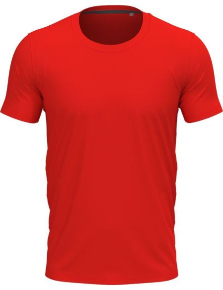 Herren T-Shirt mit Elasthan Stedman Stretch-T weiß