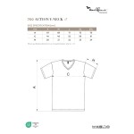 Herren T-Shirt Malfini Action V-Ausschnitt 700 weiß