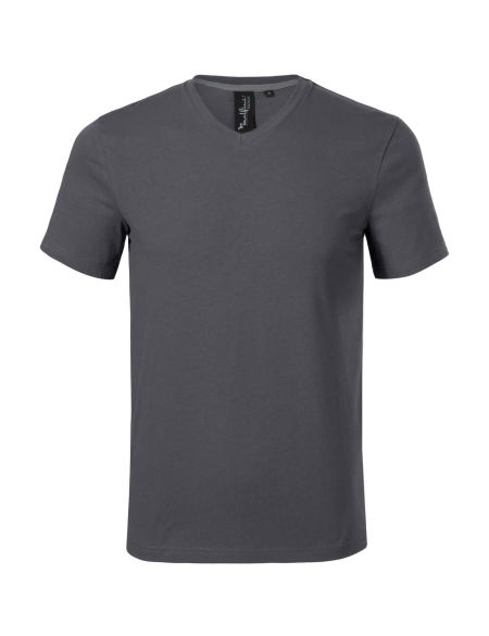 Herren T-Shirt Malfini Action V-Ausschnitt 700 weiß