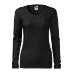 Damen Langarm T-Shirt Malfini Slim 139 weiß