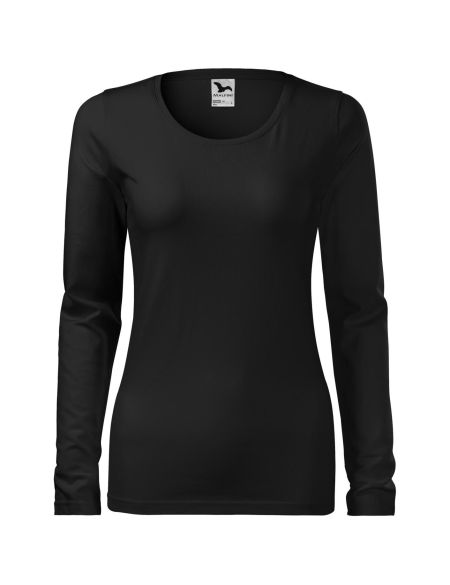 Damen Langarm T-Shirt Malfini Slim 139 weiß