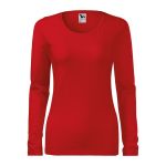 Damen Langarm T-Shirt Malfini Slim 139 weiß