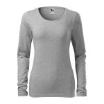 Damen Langarm T-Shirt Malfini Slim 139 weiß