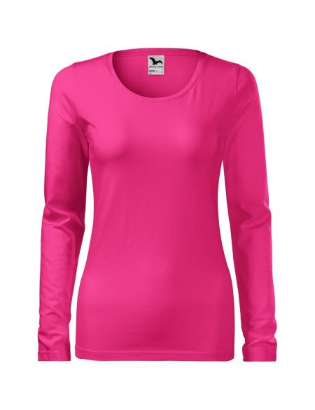 Damen Langarm T-Shirt Malfini Slim 139 weiß