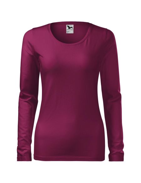Damen Langarm T-Shirt Malfini Slim 139 weiß