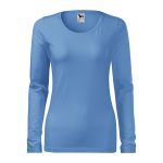 Damen Langarm T-Shirt Malfini Slim 139 weiß