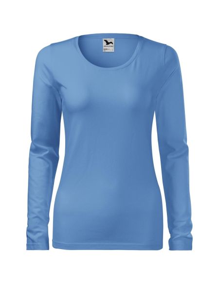 Damen Langarm T-Shirt Malfini Slim 139 weiß