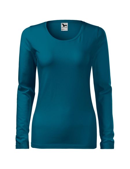 Damen Langarm T-Shirt Malfini Slim 139 weiß
