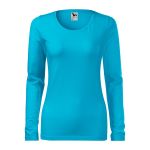 Damen Langarm T-Shirt Malfini Slim 139 weiß