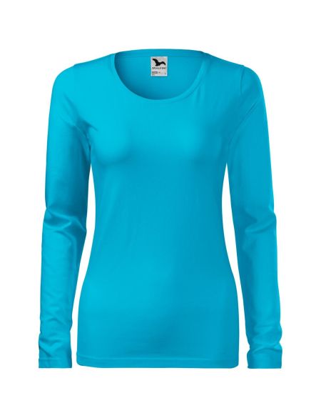 Damen Langarm T-Shirt Malfini Slim 139 weiß