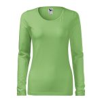 Damen Langarm T-Shirt Malfini Slim 139 weiß