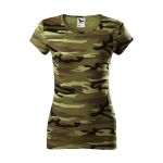 Damen T-Shirt Malfini Camo Pure C22 Camouflage grau