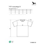 Kinder T-Shirt Malfini Camouflage 149 camouflage grau