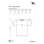 Kinder T-Shirt Malfini Camouflage 149 camouflage grau