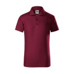 Polokošile dětská piqué Malfini Pique Polo 222 garnet