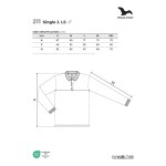 Herren Langarm-Poloshirt Malfini Single J. LS 211 weiß