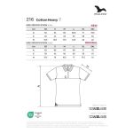Damen Poloshirt Malfini Cotton Heavy 216 weiß