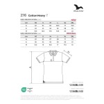 Damen Poloshirt Malfini Cotton Heavy 216 weiß