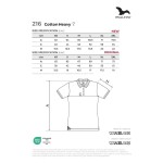 Damen Poloshirt Malfini Cotton Heavy 216 weiß