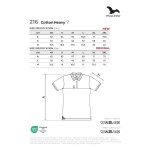 Damen Poloshirt Malfini Cotton Heavy 216 weiß